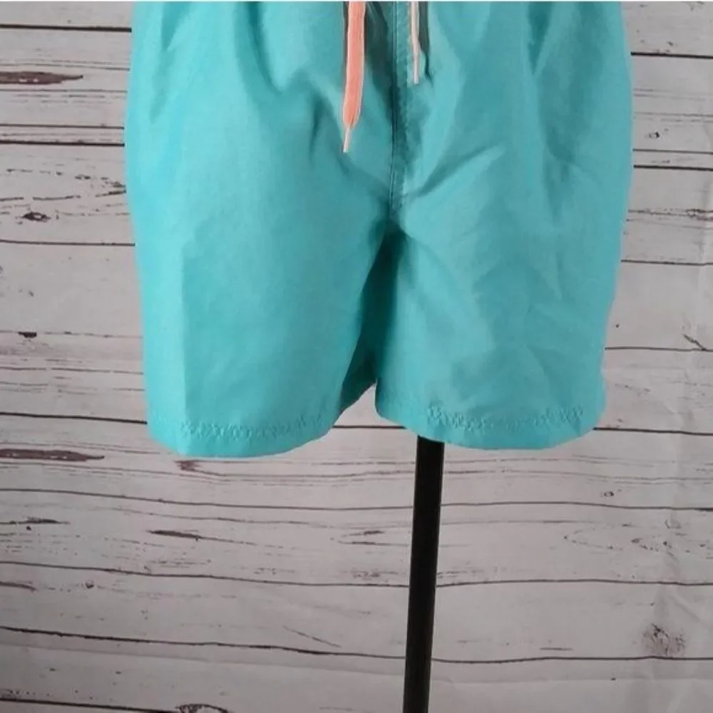 O'RAGEOUS Teal Size‎ Small Swim Trunks Shorts elastic waist
